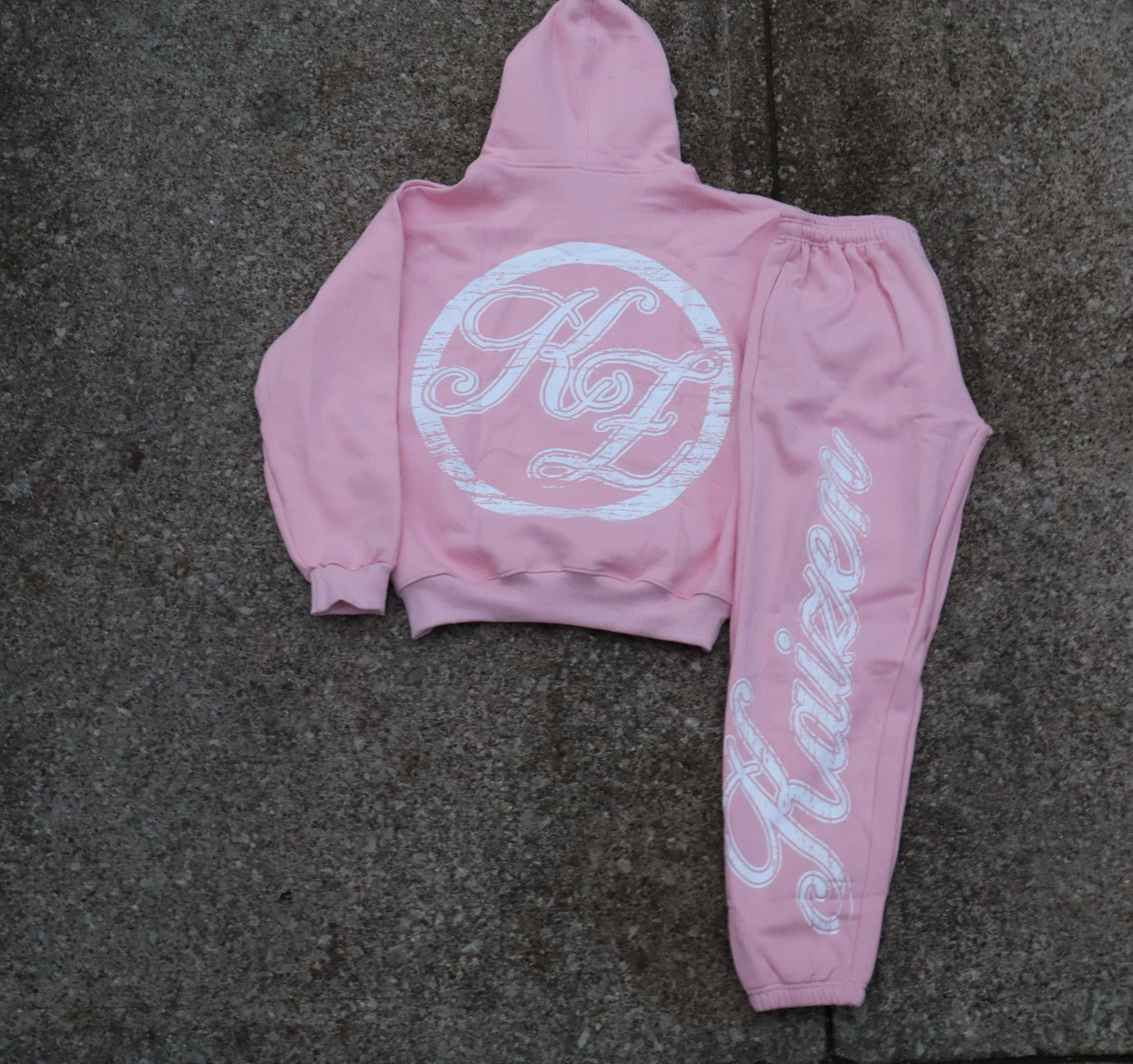 Pastel Pink Logo Joggers